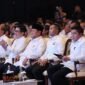 Presiden RI Prabowo Subianto menghadiri Musyawarah Nasional (Munas) konsolidasi persatuan Kamar Dagang dan Industri (Kadin) Indonesia. (Facebook.com @Setkab RI)