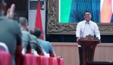 Wakil Menteri Pertanian (Wamentan), Sudaryono  dalam Rapat Koordinasi (Rakor) Teritorial Mabes TNI yang bertajuk Sinergi Akselerasi Swasembada Pangan Nasional di Denma Mabes TNI, Jakarta. (Dok. Kementan)