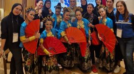 Enam anak dari Sekolah Tari Sahabat Istimewa tampil di World Expo 2025, Osaka.
. (Dok. Pertamina Hulu Energi)