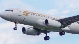 Maskapai Super Air Jet menunda keberangkatan pesawat IU-745 hingga keesokan paginya. (Facebook.com @Super Air Jet )